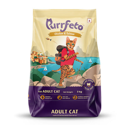 Purrfeto Chicken and Salmon Adult Cat Dry Food — image 6