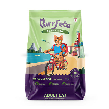 Purrfeto Chicken and Sardine Adult Cat Dry Food — image 6