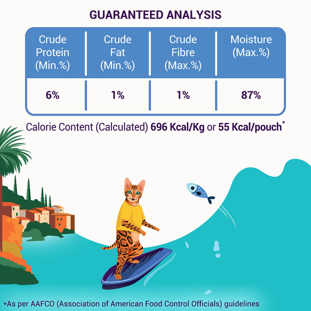 Purrfeto Ocean Fish in Gravy Adult Cat Wet Food — detail shot