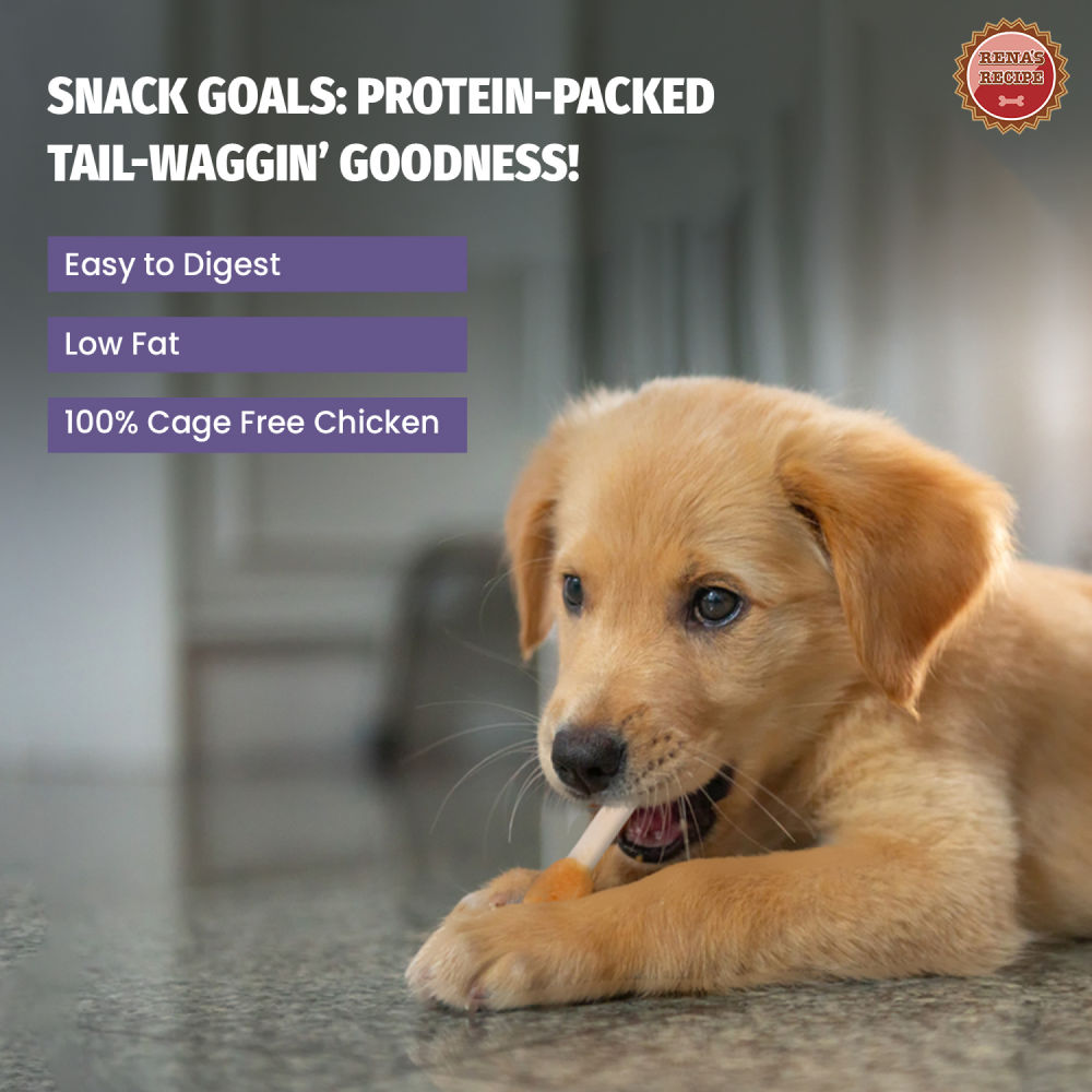 Rena Love Dumbbell Treats for Dogs — back view