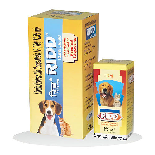 Petcare Ridd (amitraz) Anti Tick & Flea Solution For Dogs — image 6