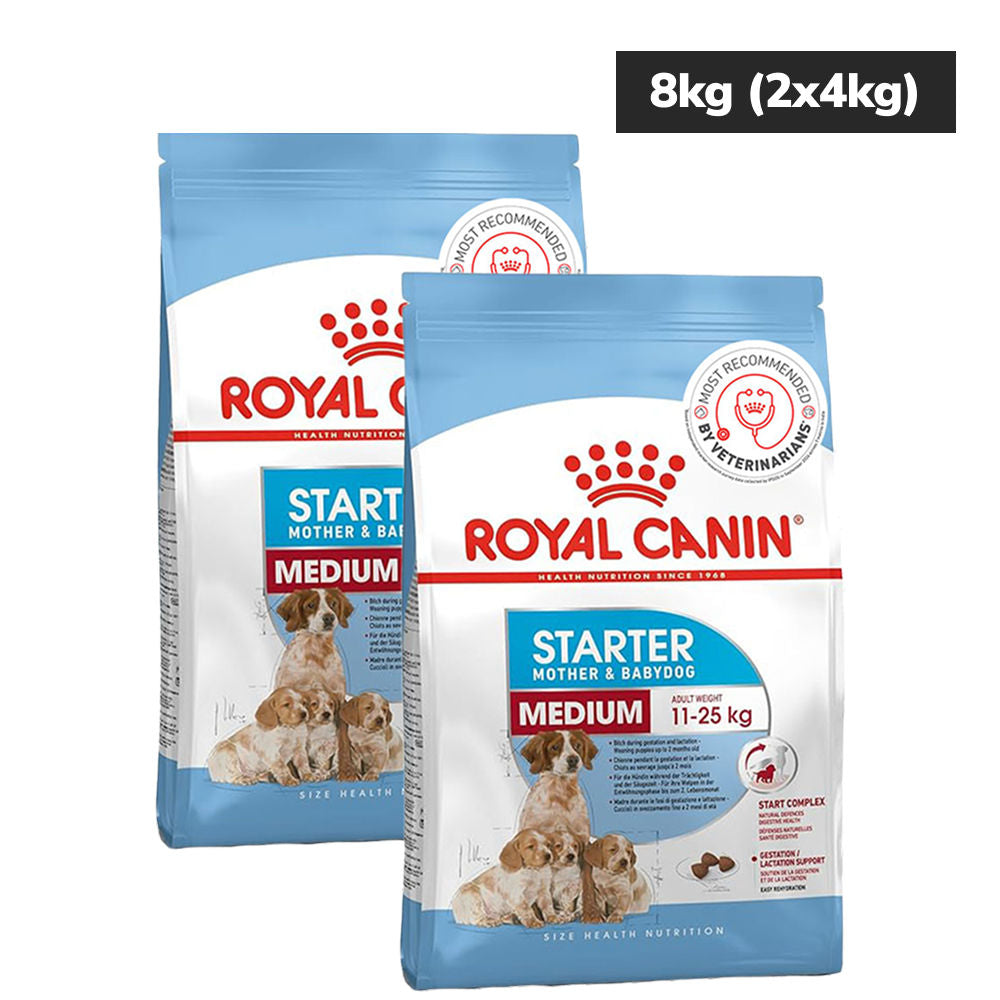 royal-canin-medium-starter-dry-food-for-medium-breed-dog-and-puppies 8kg (2x4kg)