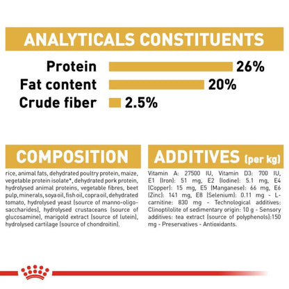 Royal Canin Boxer Adult Dog Dry Food — in use