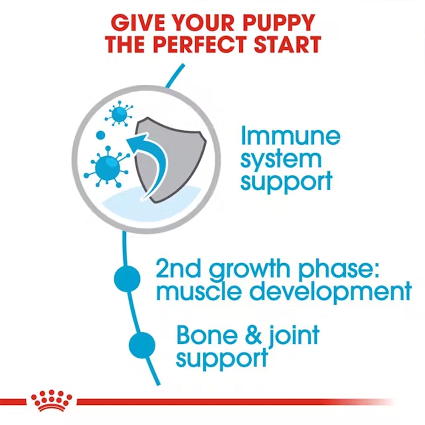 Royal Canin Giant Junior Dry Dog Food — back view
