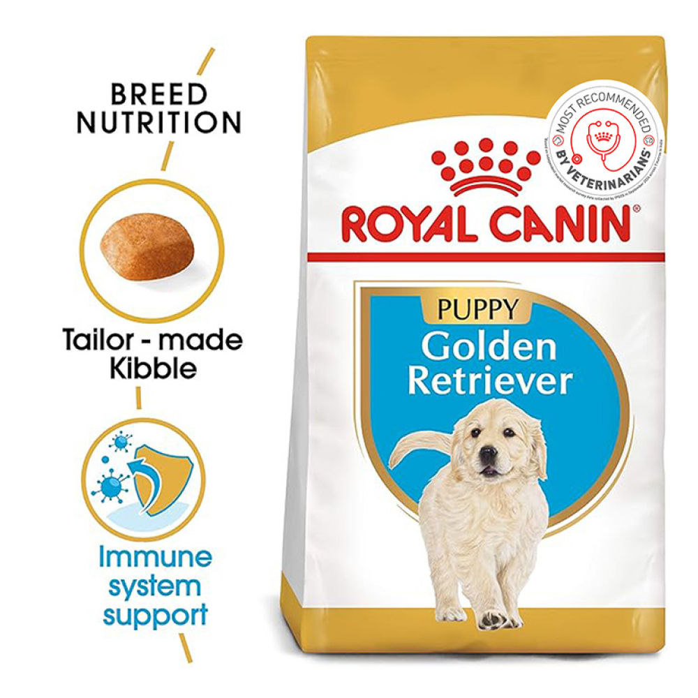 Royal Canin Golden Retriever Puppy Dog Dry Food — side view