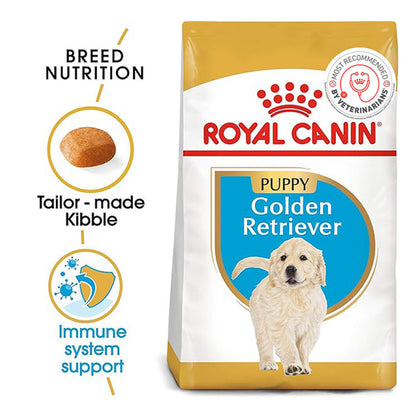 Royal Canin Golden Retriever Puppy Dog Dry Food — side view