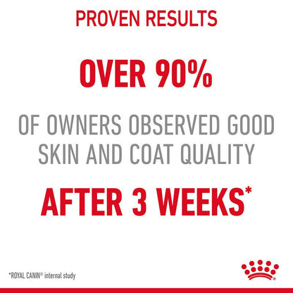 Royal Canin Hair & Skin Care Adult Gravy Cat Wet Food — detail shot