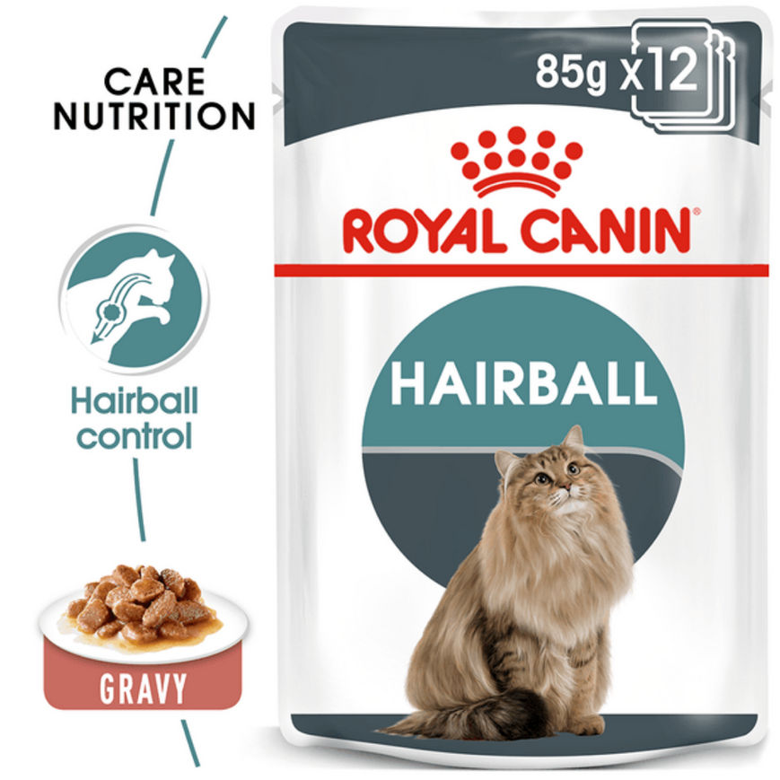 Royal Canin Hairball Care Wet Cat Food — side view