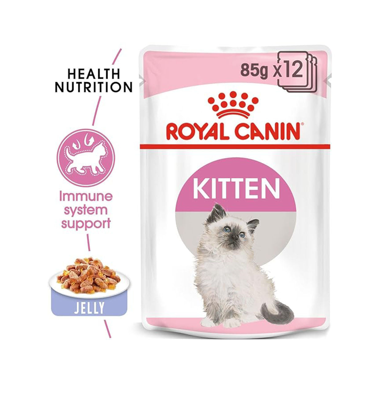 Royal Canin Kitten Wet Food in Gravy — side view