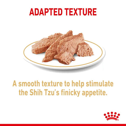 Royal Canin Loaf In Gravy Shih Tzu Adult Dog Wet Food — back view