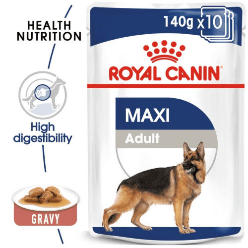 Royal Canin Maxi Adult Dog Wet Food — side view