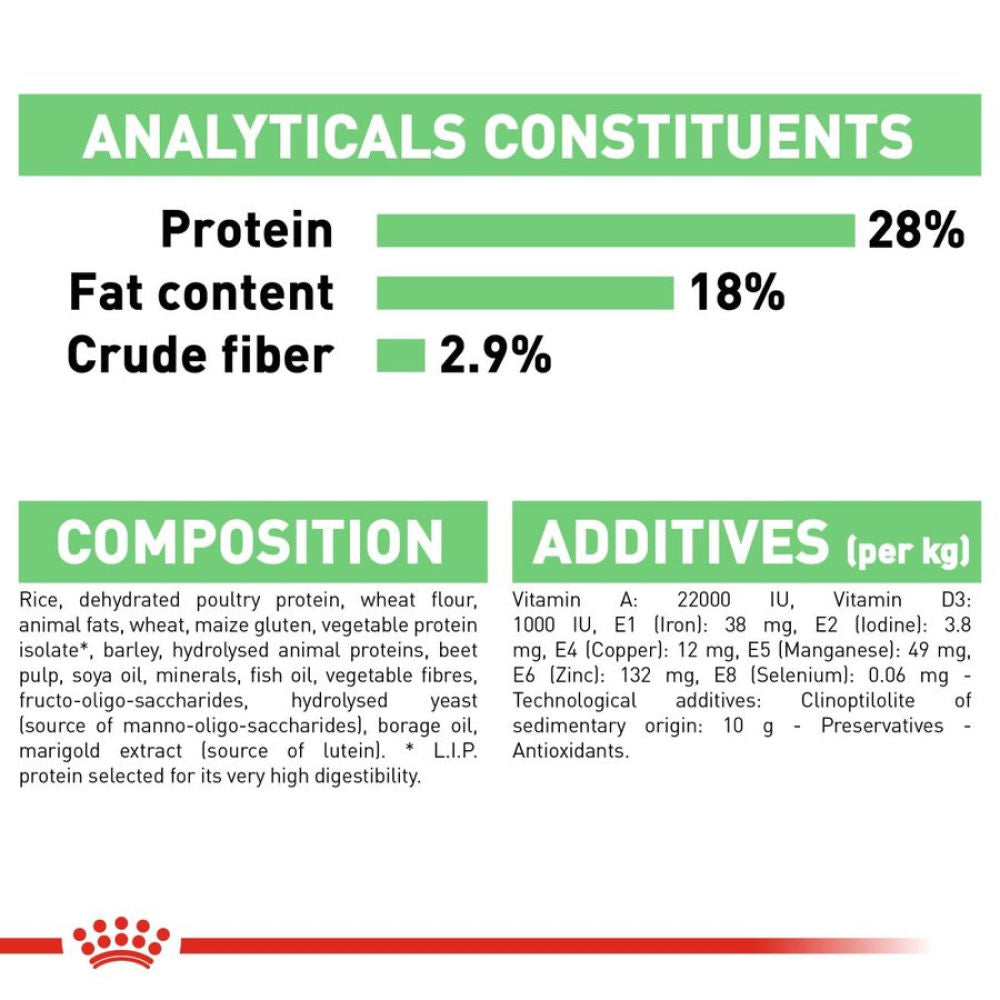 Royal Canin Maxi Digestive Care Dog Dry Food — back view