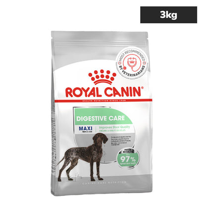 Royal Canin Maxi Digestive Care Dog Dry Food — in use