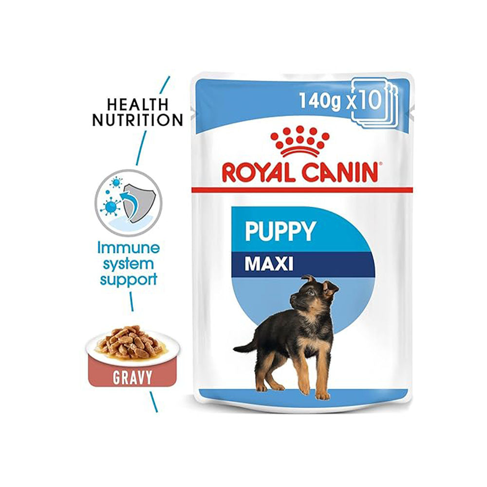 Royal Canin Maxi Puppy Dog Wet Food — side view
