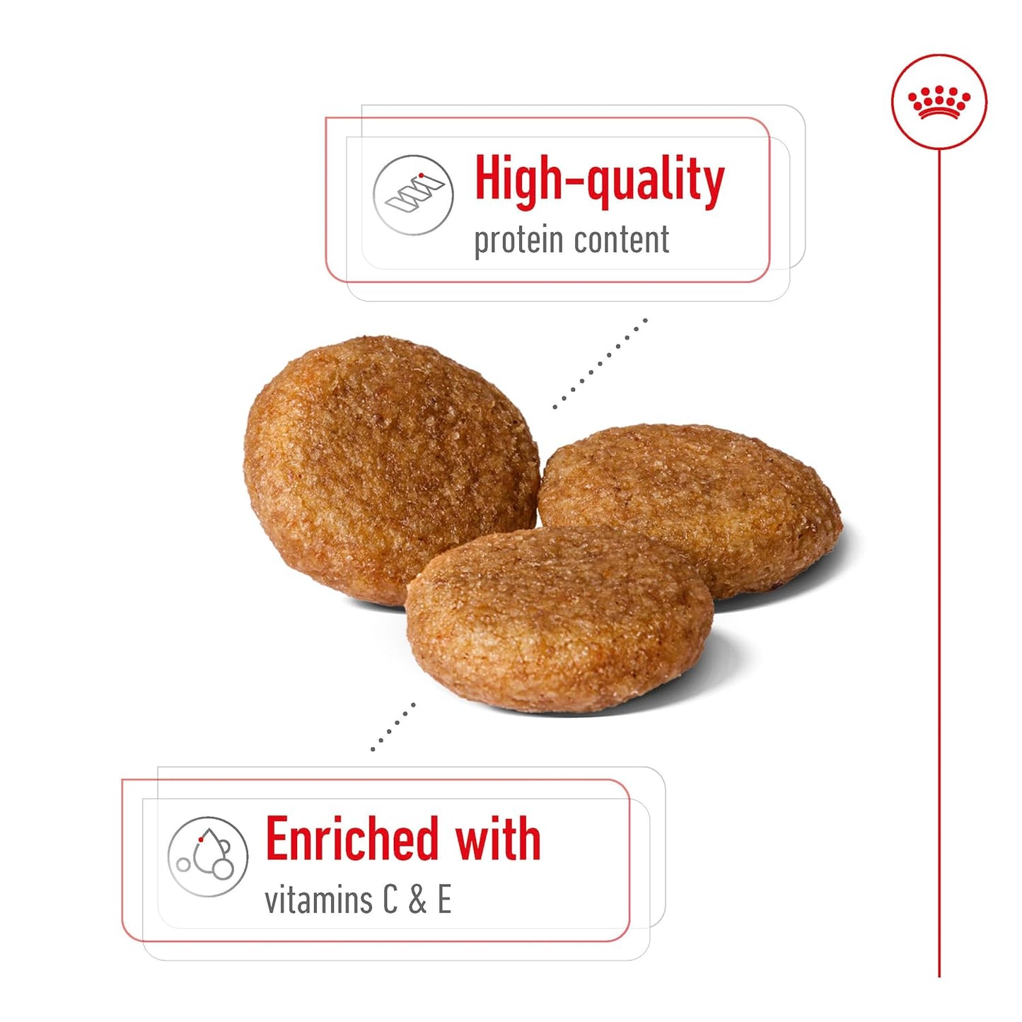Royal Canin Medium Adult Dog Dry Food — back view