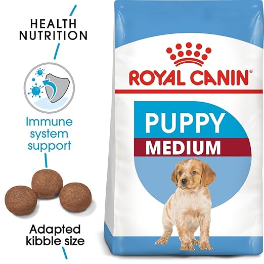 Royal Canin Medium Puppy Dog Dry Food — back view