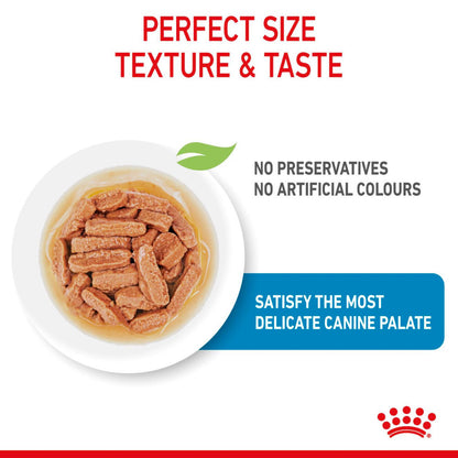 Royal Canin Medium Puppy Dog Wet Food — back view