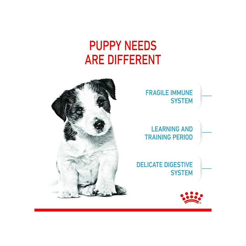 Royal Canin Mini Puppy Dog Dry Food — back view
