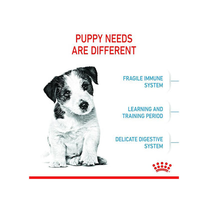 Royal Canin Mini Puppy Dog Dry Food — back view
