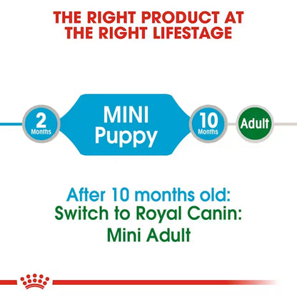 Royal Canin Mini Puppy Dog Wet Food — back view