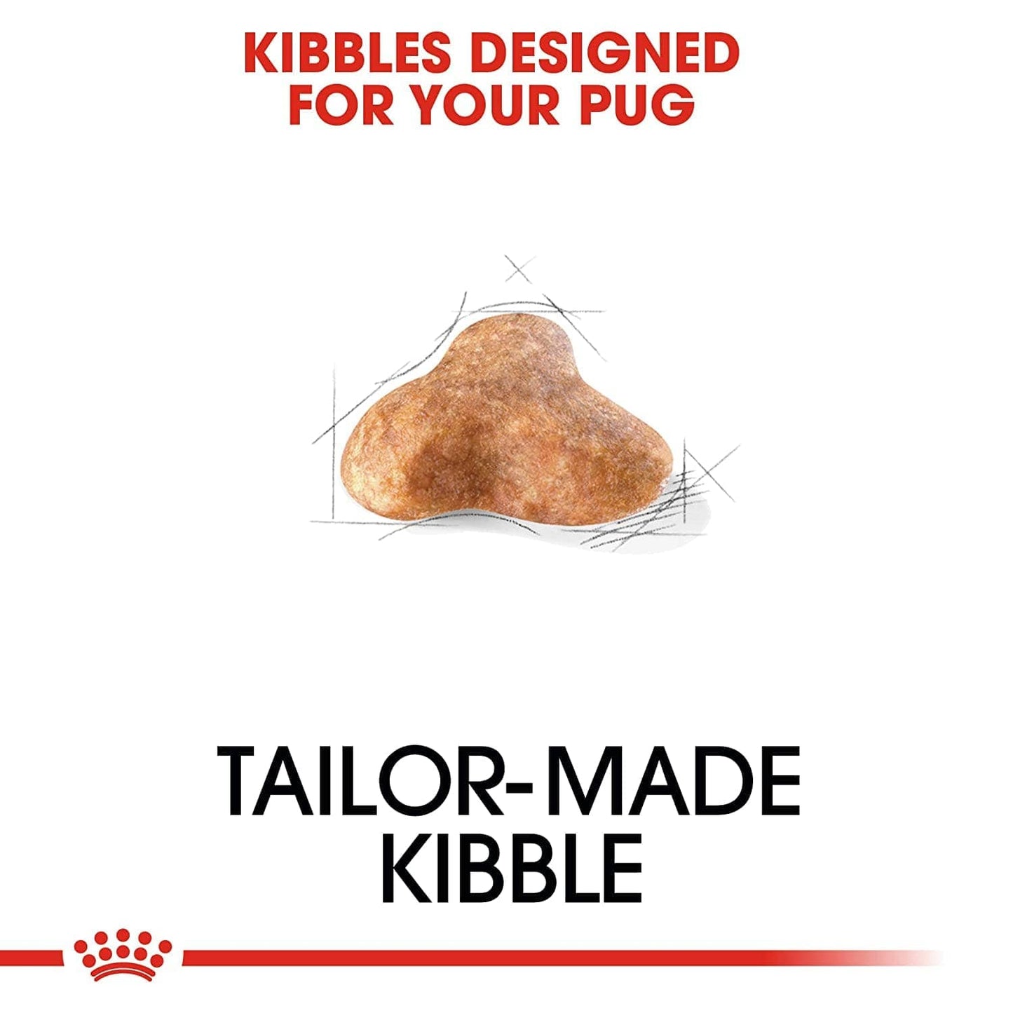Royal Canin Pug Adult Dog Dry Food — back view