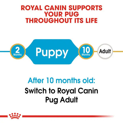 Royal Canin Pug Junior Dog Dry Food — back view