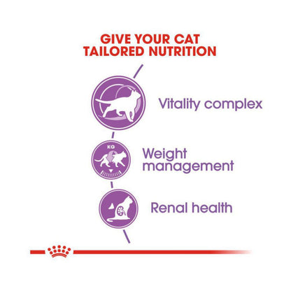 Royal Canin Sterilised 7+ Senior Cat Dry Food — detail shot