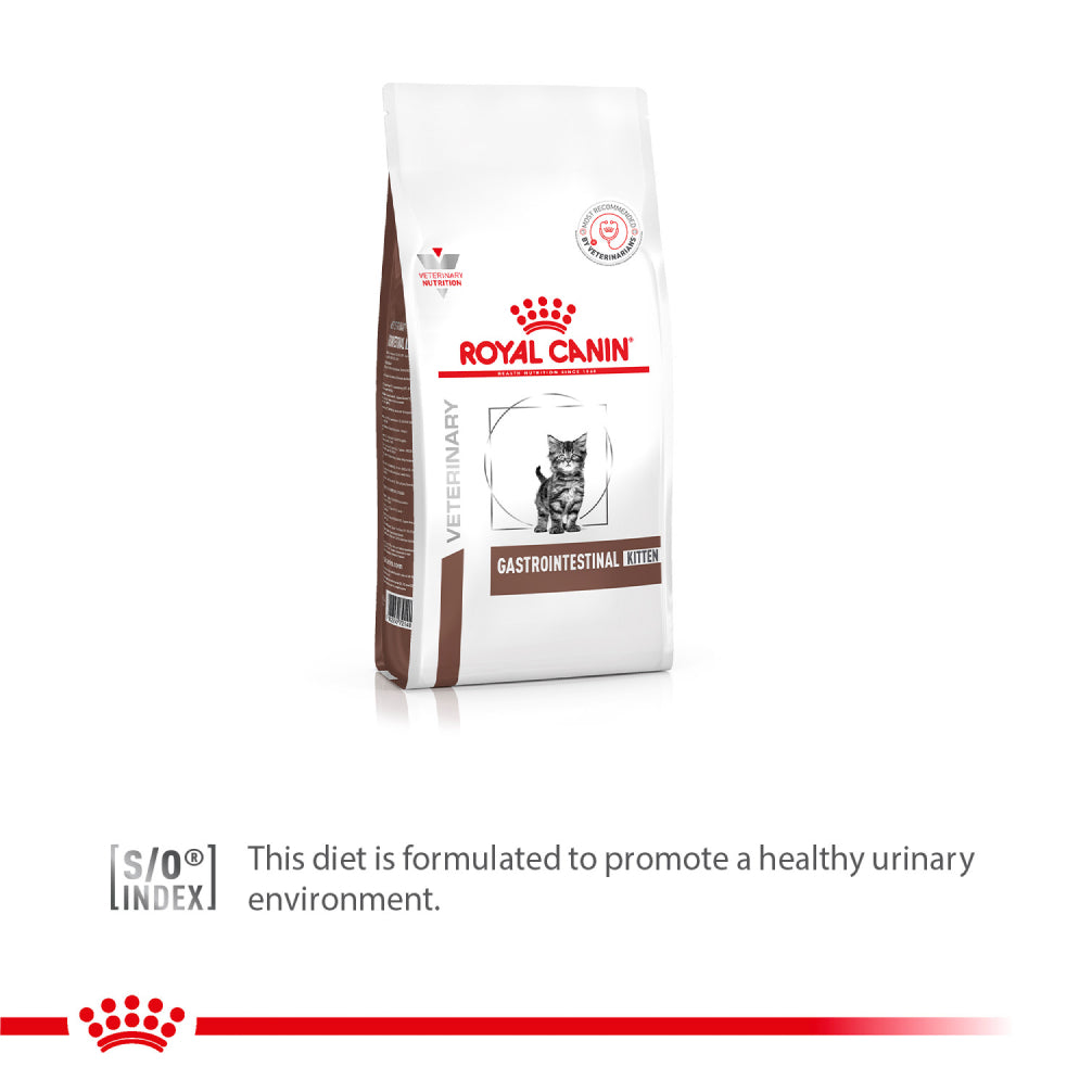Royal Canin Veterinary Diet Gastrointestinal Kitten Dry Food — side view