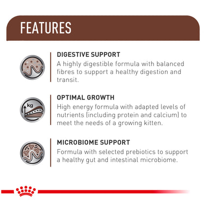Royal Canin Veterinary Diet Gastrointestinal Kitten Dry Food — in use
