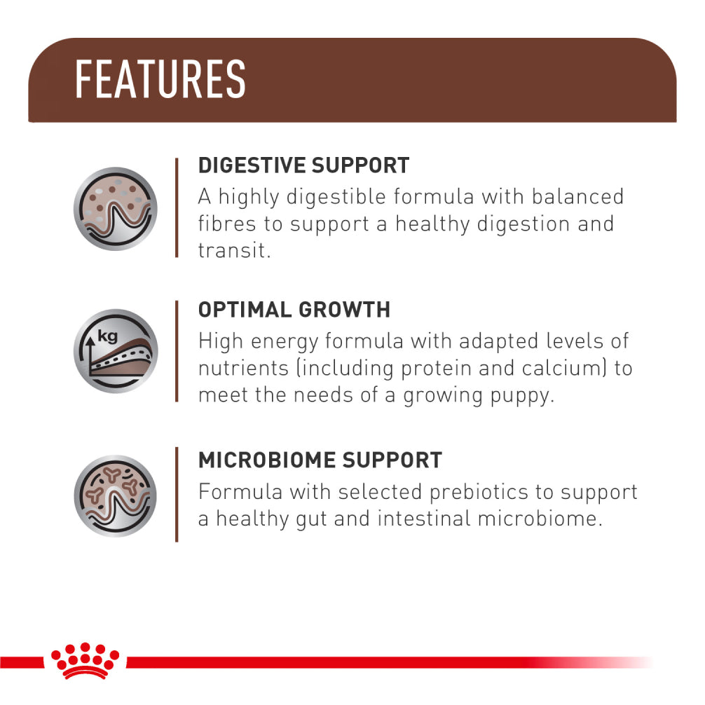 Royal Canin Veterinary Diet Gastrointestinal Puppy Food Can Wet Food — in use