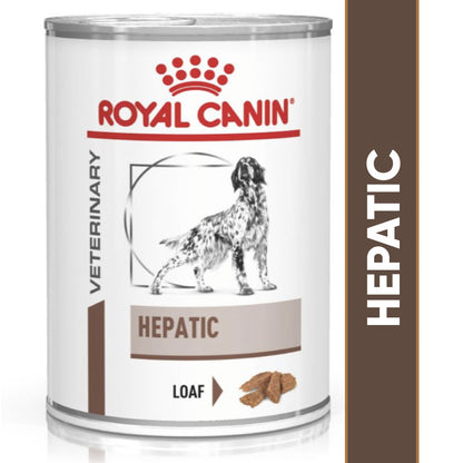 Royal Canin Veterinary Diet Hepatic Dog Wet Food — side view