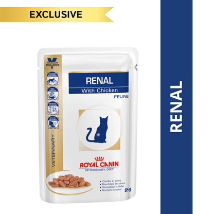 Royal Canin Veterinary Diet Renal Chicken Adult Cat Wet Food — side view