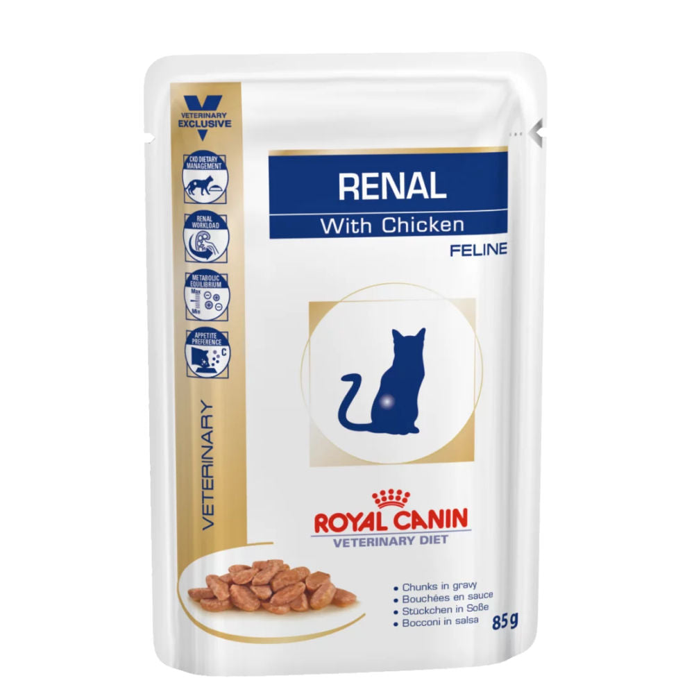 Royal Canin Veterinary Diet Renal Chicken Adult Cat Wet Food — detail shot