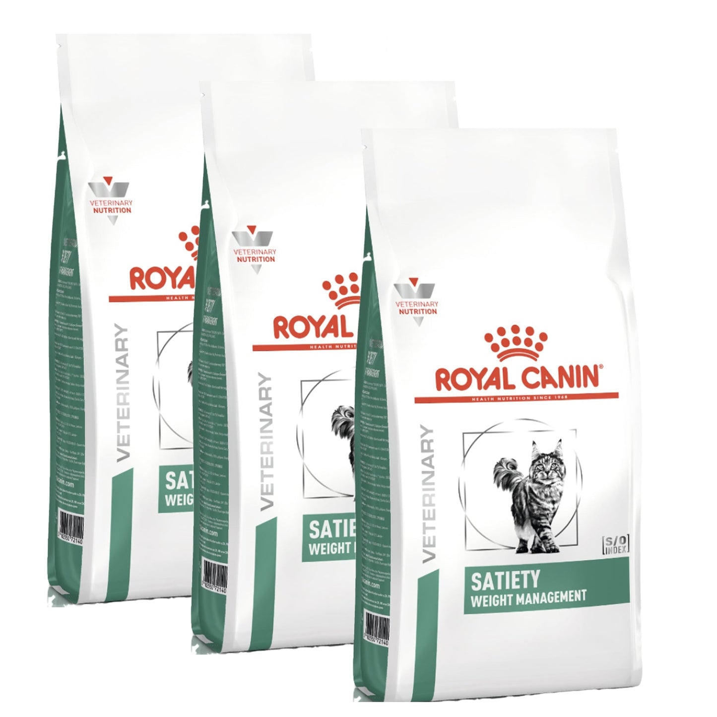 Royal Canin Veterinary Diet Satiety Adult Cat Dry Food — back view