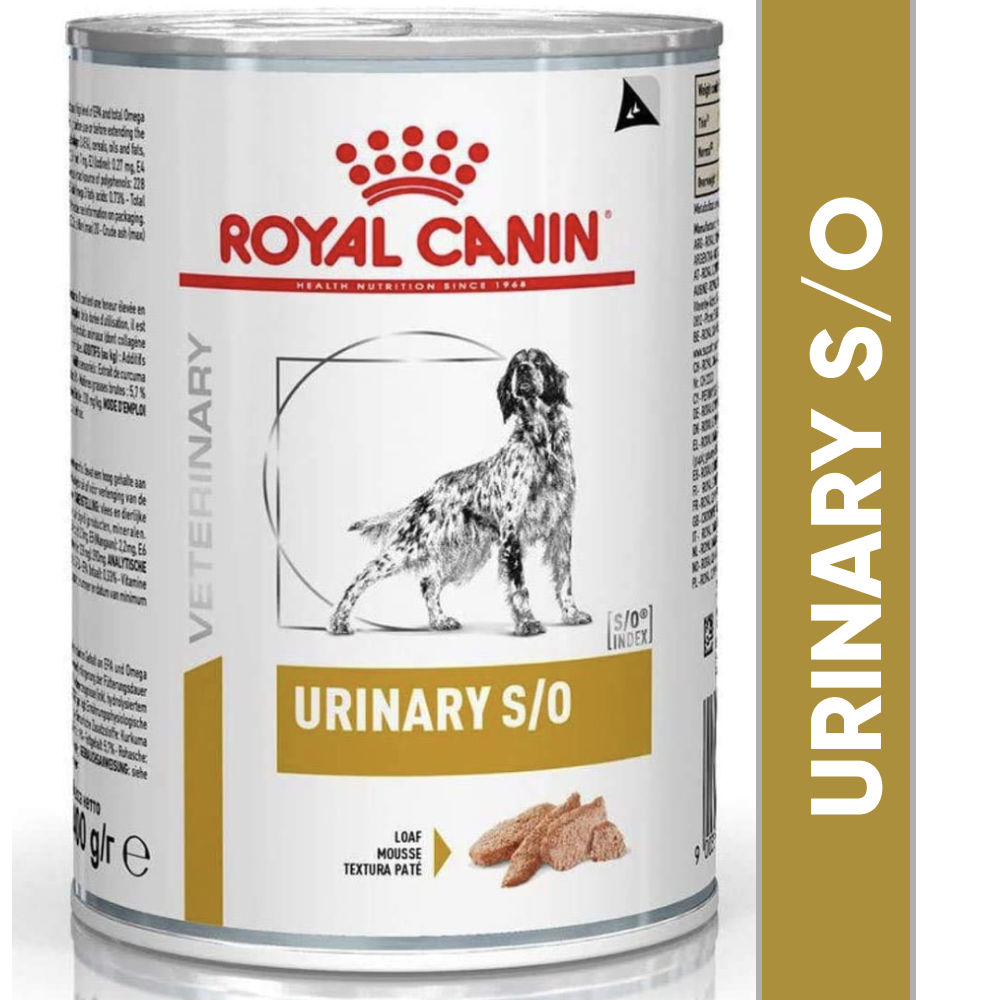 Royal Canin Veterinary Diet Urinary S/O Dog Wet Food — side view