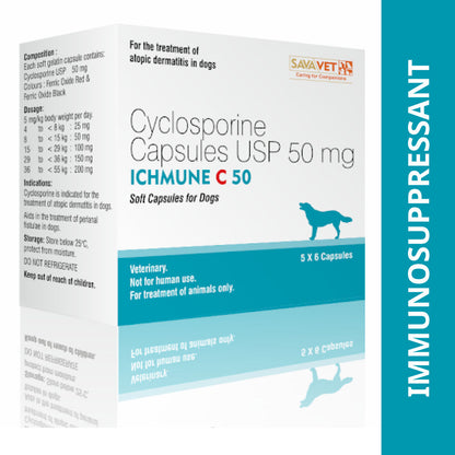Savavet Ichmune C (Cyclosporine) Tablet for Dogs — detail shot