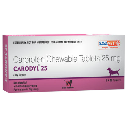 Savavet Carodyl Dog 25Mg Tablet Pack Of 6 Tablets