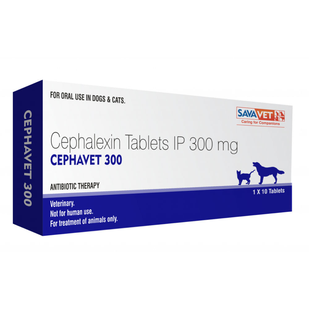 Savavet Cephavet 300mg (Cephalexin) Tablet for Dogs and Cats — side view