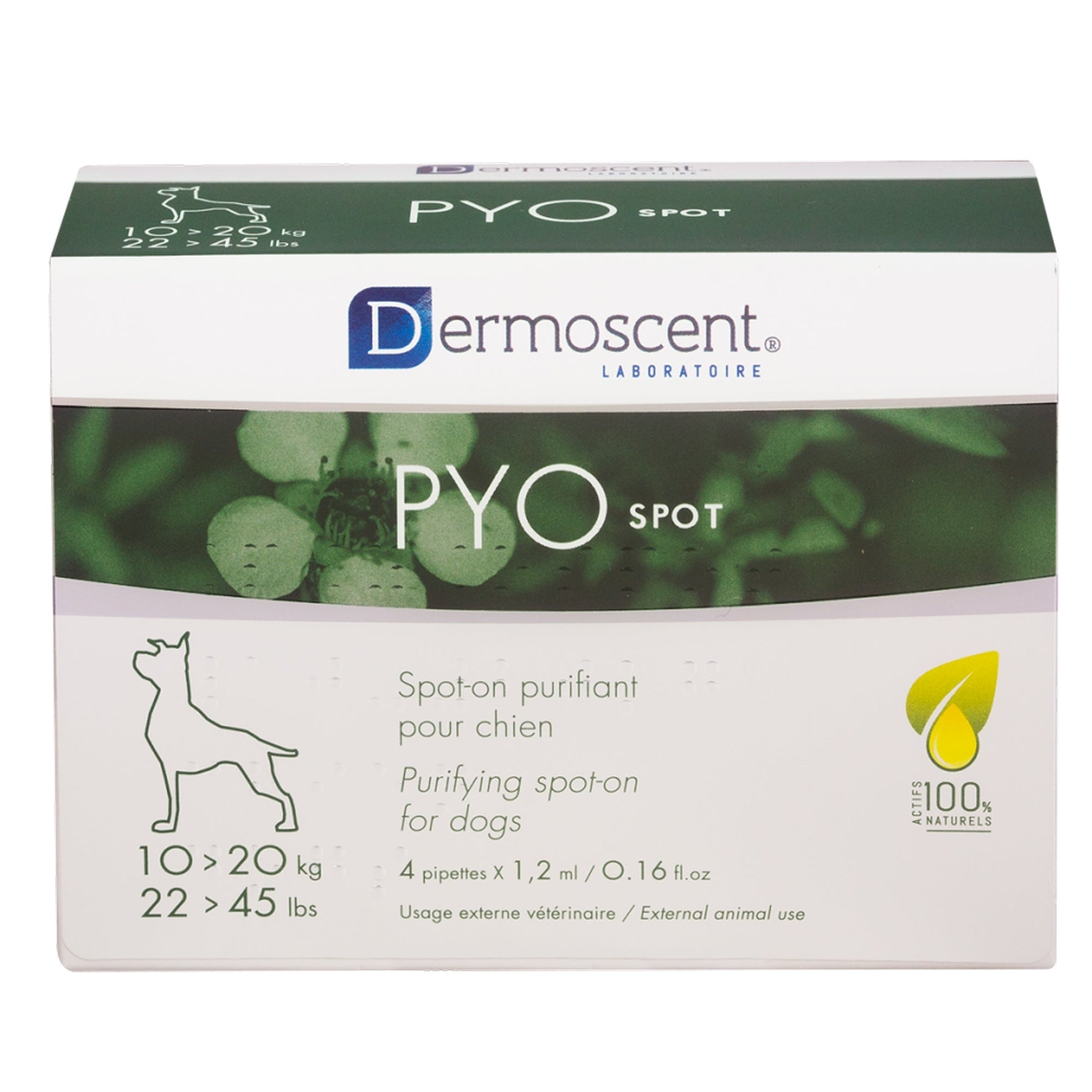 Savavet Dermoscent Pyospot Purifying Spot On for Dogs Between 10 to 20kg