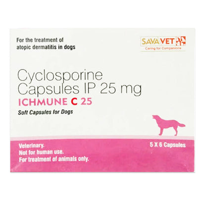 Savavet Ichmune C (Cyclosporine) Tablet for Dogs — side view