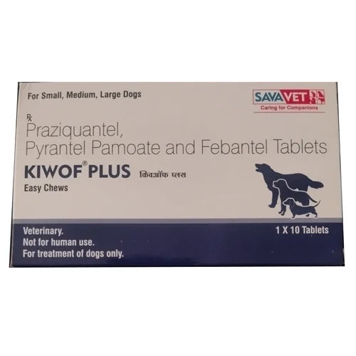 Savavet Kiwof Plus Dog Deworming Tablet — side view