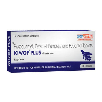 Savavet Kiwof Plus Dog Deworming Tablet — in use