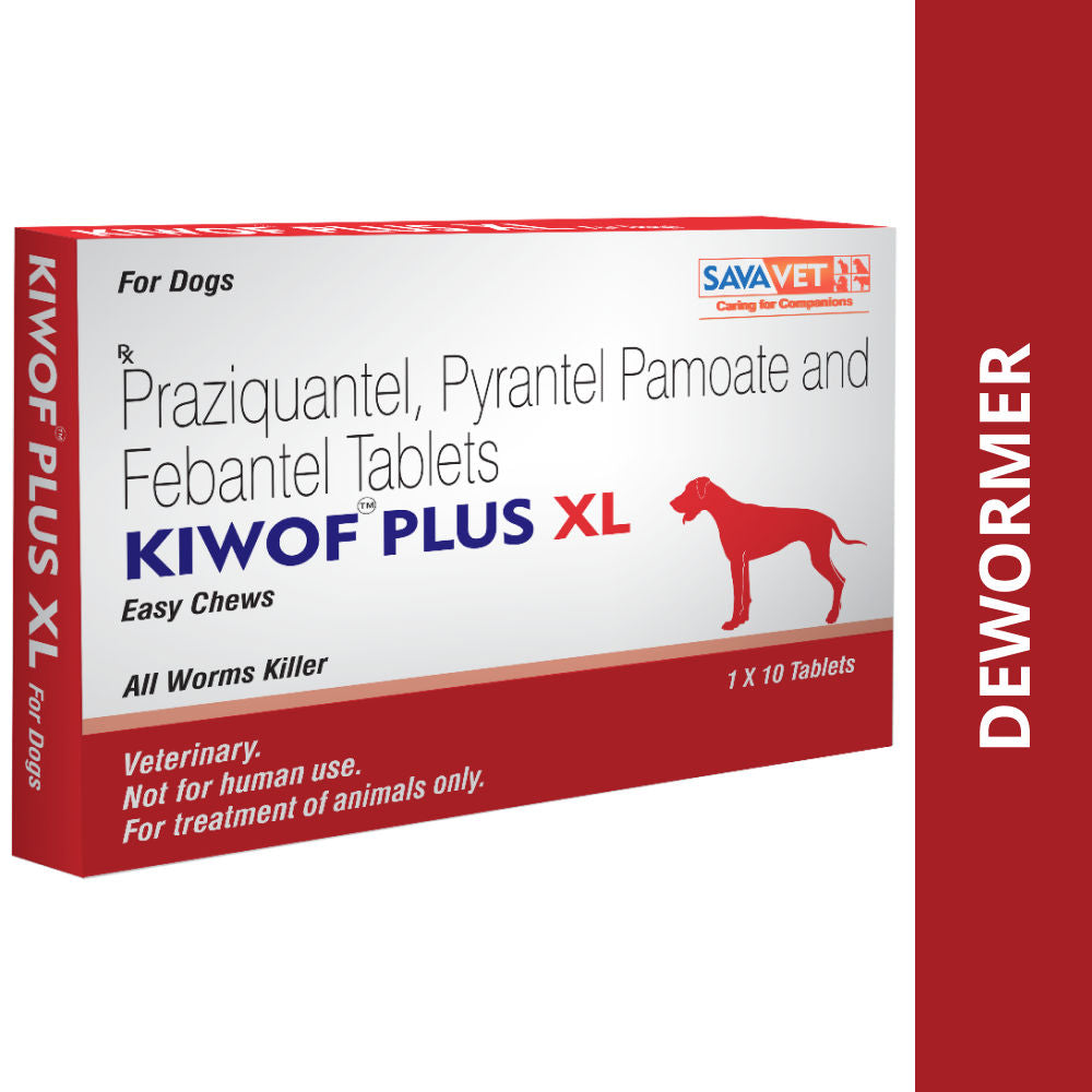 Savavet Kiwof Plus Xl Dog Deworming Tablet