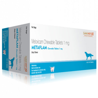 Savavet Metaflam (Meloxicam) Dog Tablet — side view