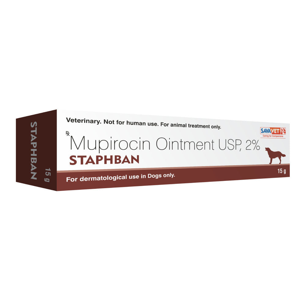 Savavet Staphban (Mupirocin) Ointment for Dogs — side view