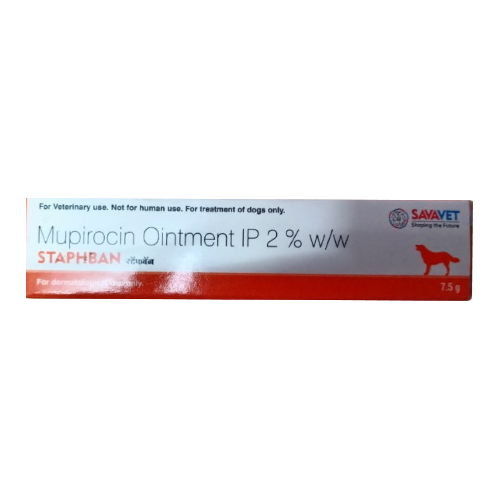 Savavet Staphban (Mupirocin) Ointment for Dogs — back view