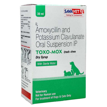 Savavet Toxo Mox Dry Syrup — side view