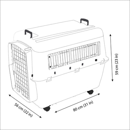 Savic Andes 5 Carrier for Dogs and Cats — side view
