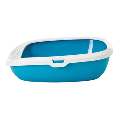 Savic Gizmo Litter Tray with Rim for Cats — side view