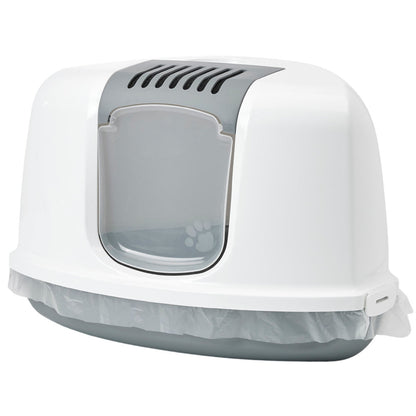 Savic Nestor Corner Toilet Home for Cats — side view